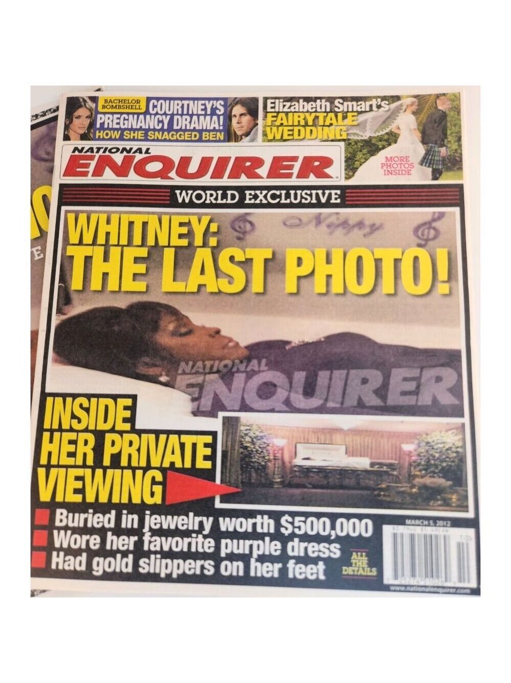 Whitney Houston Magazine Lot National Enquirer March 2012 Special Editions - Picture 4 of 6